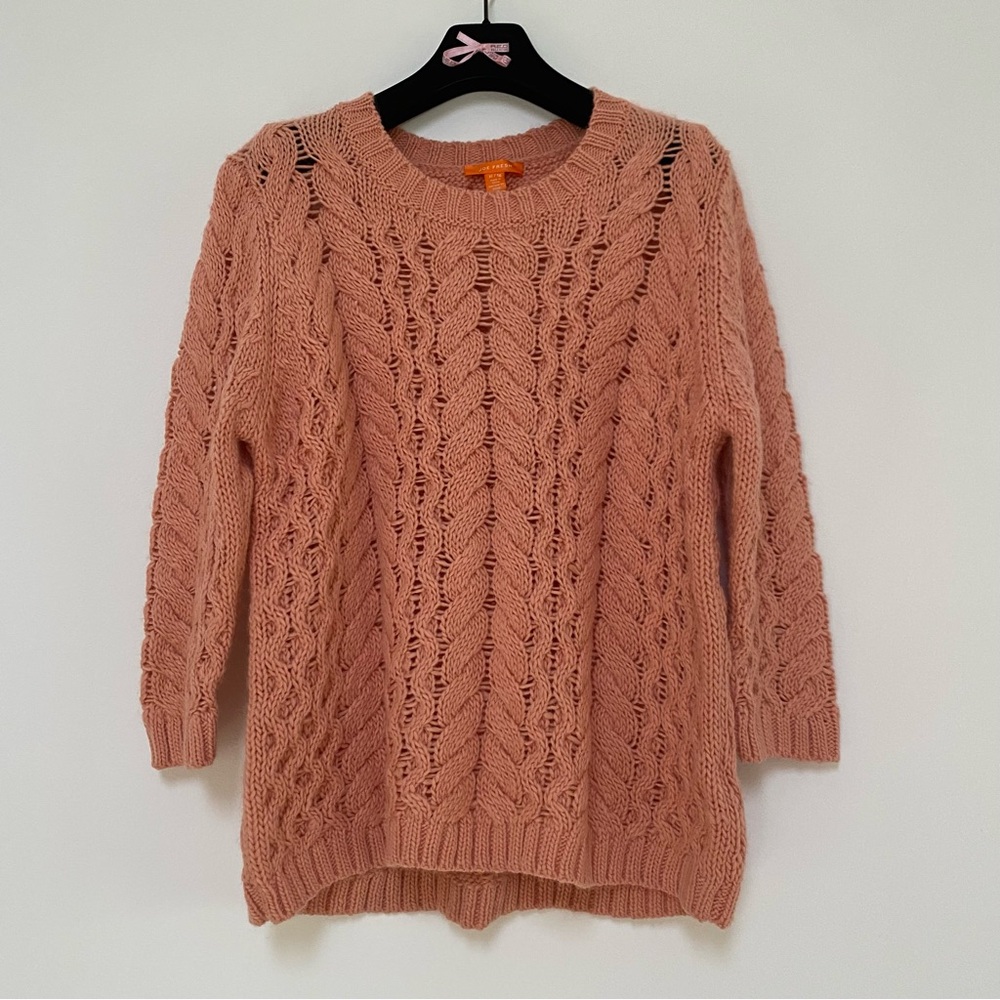 Joe Fresh Looser Knit Sweater Blush Peach L / XL